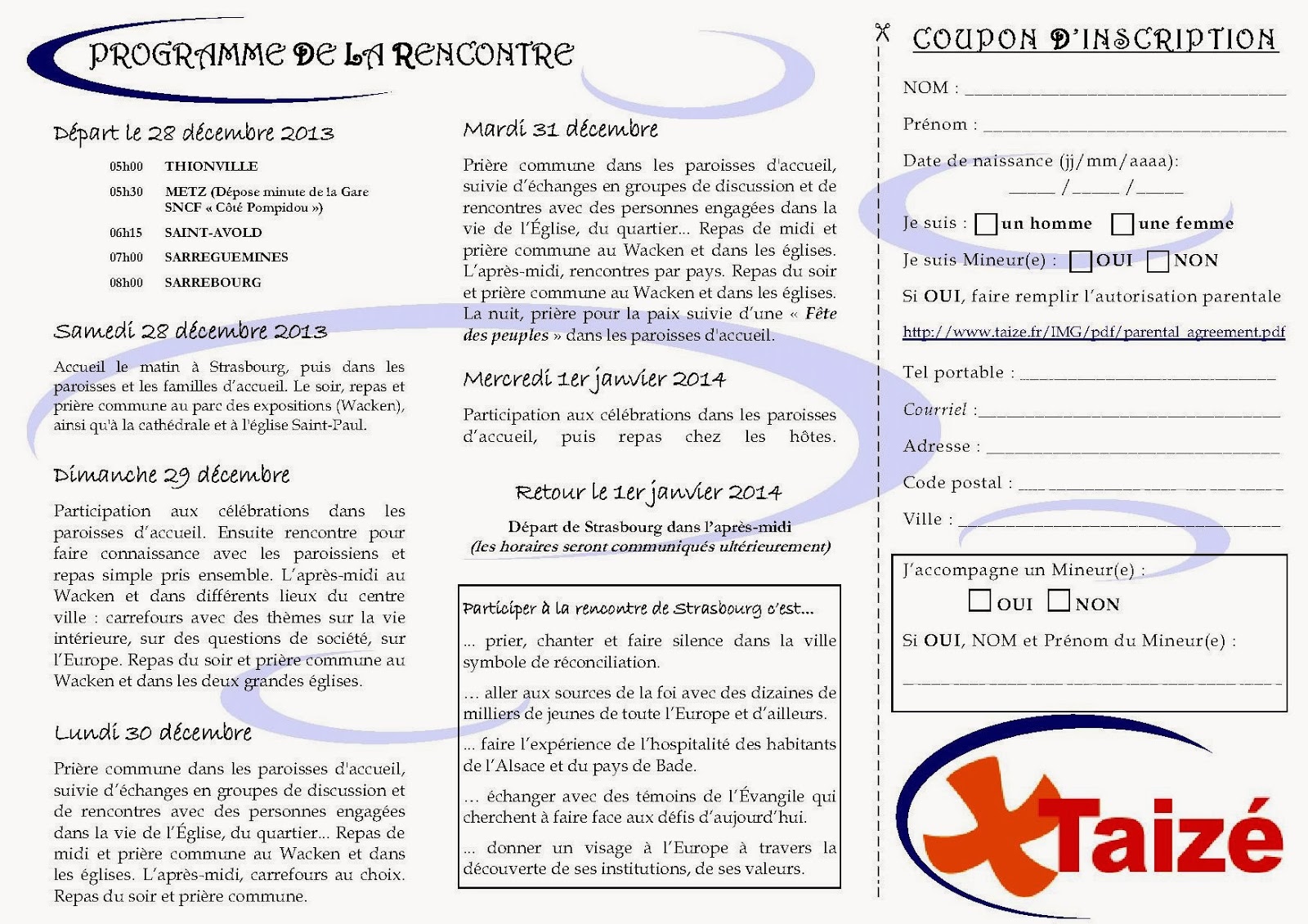 rencontre européenne de taizé 2011